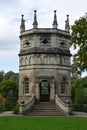 Octagon Tower, Fountains Abbey and Studley Royal Water Garden, nr Ripon, North Yorkshire, England, UK Royalty Free Stock Photo