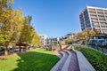 The Octagon town center of Dunedin, Otago, South Island, New Zealand