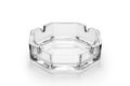 octagonal glass ashtray Royalty Free Stock Photo