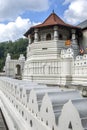 The Octagonal Tower at the Temple of the Sacred Tooth Relic. Royalty Free Stock Photo