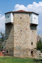 Octagonal Watchtower in Novi Pazar, Serbia Royalty Free Stock Photo