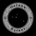 Octans Star Constellation, Octans Hadleianus, Octant Constellation Royalty Free Stock Photo