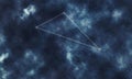 Octans Star Constellation, Night Sky Octans Hadleianus, Octant Royalty Free Stock Photo