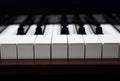 An octave of piano key