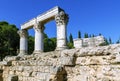 Octavia temple in ancient corinth