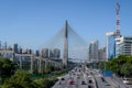 Octavio Frias Bridge or Ponte Estaiada - Sao Paulo, Brazil