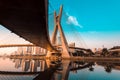 Estaiada Bridge in Sao Paulo City