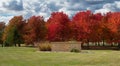 October in Abraham Lincoln National Cemetary