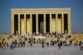 12 October 2019, Ankara Turkey, Anitkabir mousoleum monument in Ankara Turkey Royalty Free Stock Photo