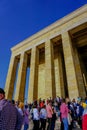 12 October 2019, Ankara Turkey, Anitkabir mousoleum monument in Ankara Turkey Royalty Free Stock Photo