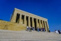 12 October 2019, Ankara Turkey, Anitkabir mousoleum monument in Ankara Turkey Royalty Free Stock Photo