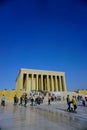 12 October 2019, Ankara Turkey, Anitkabir mousoleum monument in Ankara Turkey Royalty Free Stock Photo