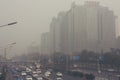 24 October,2014 - Beijing China. Air pollution in Beijing China