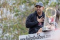 Alex Cora World Series Parade Royalty Free Stock Photo