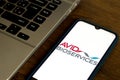 October 23, 2020, Brazil. In this photo illustration the Avid Bioservices logo seen displayed on a smartphone