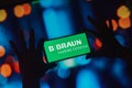 October 11, 2022, Brazil. In this photo illustration, the B. Braun Holding GmbH logo is displayed on a smartphone screen Royalty Free Stock Photo