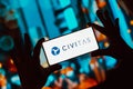 October 31, 2023, Brazil. In this photo illustration, the Civitas Resources logo is displayed on a smartphone screen