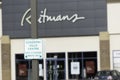 14 October 2019 - Calgary , Alberta, Canada - Reitmans store front in a stripmall Royalty Free Stock Photo