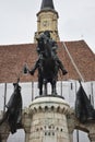 Matthias Corvinus Monument in Cluj Napoca.