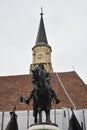 Matthias Corvinus Monument in Cluj Napoca.