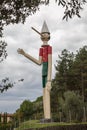 October 11,2016; Collodi, Italy; highest wooden Pinocchio in the world in Collodi, Tuscany