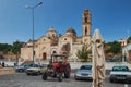 October 2015, Dipcarpaz, Northern Cyprus - Old orthodox Ayios Synesios Church in Rizokarpaso