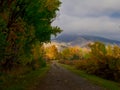 October Fog on the Horizon Royalty Free Stock Photo