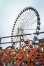 25 October 2018 Germany, Dusseldorf. North Rhine. City center, the embankment of the river. Saray Town Hall and the