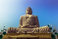 October 30, 2014: Great Buddha statue in Bodhgaya, India Royalty Free Stock Photo