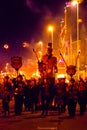 17 October, 2015, Hastings, UK, Bonfire procession with effigy
