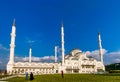 October 30, 2019. Istanbul Camlica Mosque. Turkish Camlica Camii. The biggest mosque in Turkey. The new mosque and the biggest in