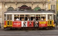 11 october 2022 Lisbon, Portugal: people in Historical Tram of Lisbon
