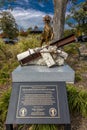 October 16, 2016 - 9/11 Memorial Eagle Rock Reservation in West Orange, New Jersey - portrays 'Search and Rescue Dogs' contributio