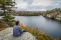 October 17, 2017: Minnewaska State Park, Kerhonksen, NY Royalty Free Stock Photo