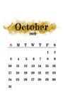 2021 October monthly