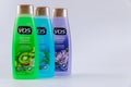 Shampoo VO5 bottles for mix shampoo Ocean Refresh, Bloomining Freesia, Kiwi Lime Squeese