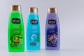 0VO5 brand shampoo mix shampoo Ocean Refresh, Bloomining Freesia, Kiwi Lime Squeese hair care products