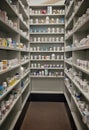 October 6,2016-ogden Utah USA: medicine bottles on shelf