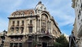 The old National Library building in Bucharest. Royalty Free Stock Photo