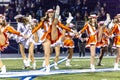 OCTOBER 12, 2018, PARIS TEXAS, USA - Celina Cheerleaders at hig