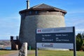 Martello tower 1 on plains of Abraham. The National Battlefields Commission Royalty Free Stock Photo