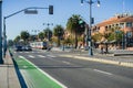 Traffic on the Embarcadero road