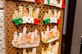 Typical Tuscany souvenirs for sale in tourist shop