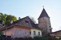 The Butchers` Tower, Turnul Macelarilor, historical tower in the medieval citadel of Sighisoara.