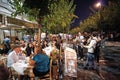 07 OCTOBER 2018 Street near the Parthenon in the evening