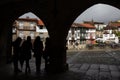 A Street walking in the Streets of Guimares, UNESCO World Heritage, chasing light and shadows, Guimares, Portugal.