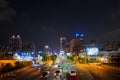 October 20th, 2019 - Taiwan, Kaohsiung, City Landscpae at night Royalty Free Stock Photo