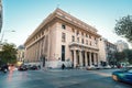 National Bank of Greece is built in the traditional Hellenic style with majestic columns.