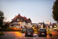 October 14, 2018.Velden am Worther See, Austria.City street with houses in Velden am Worther See Royalty Free Stock Photo