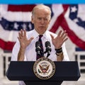 OCTOBER 13, 2016: Vice President Joe Biden campaigns for Nevada Democratic U.S. Senate candidate Catherine Cortez Masto and presid Royalty Free Stock Photo